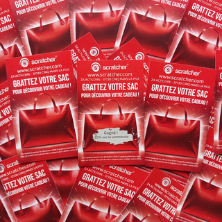 Grandes redes de moda, boutiques independentes, lojas especializadas em lingerie, calçados e acessórios, boutiques de designers, lojas de artigos esportivos que oferecem equipamentos de fitness ou corrida, brechós e lojas de segunda mão, sites de venda online de roupas, plataformas de aluguel de roupas e estilistas pessoais podem usar esses bilhetes para raspar para oferecer descontos especiais aos clientes, impulsionar as vendas e fidelizar sua clientela. Grandes redes de moda, boutiques independentes, lojas especializadas em lingerie, calçados e acessórios, boutiques de designers, lojas de artigos esportivos que oferecem equipamentos de fitness ou corrida, brechós e lojas de segunda mão, sites de venda online de roupas, plataformas de aluguel de roupas e estilistas pessoais podem usar esses bilhetes para raspar para oferecer descontos especiais aos clientes, impulsionar as vendas e fidelizar sua clientela.